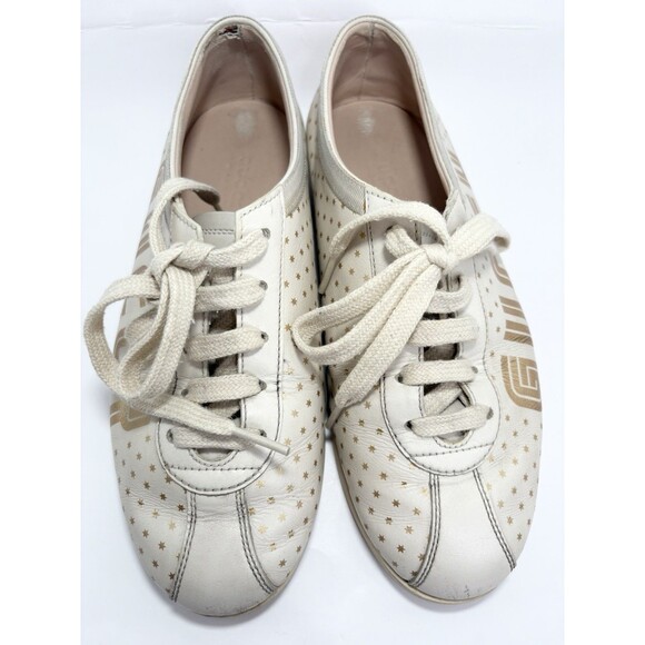 Gucci Cream and Red Sneakers - Picture 5 of 12